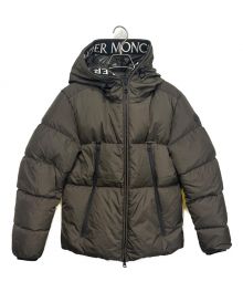 MONCLER（モンクレール）の古着「モンクラ ロゴ ダウンジャケット」｜オリーブ