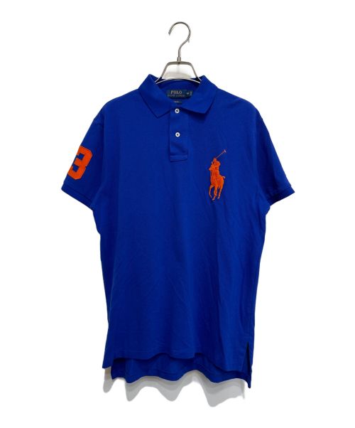 POLO RALPH LAUREN（ポロ・ラルフローレン）POLO RALPH LAUREN (ポロ・ラルフローレン) ポロシャツ ブルー サイズ:M 未使用品の古着・服飾アイテム