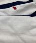 中古・古着 POLO RALPH LAUREN (ポロ・ラルフローレン) ロングスリーブTシャツ ホワイト×ネイビー サイズ:M：7000円