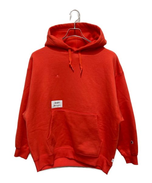 Champion（チャンピオン）Champion (チャンピオン) WTAPS (ダブルタップス) ACADEMY / HOODED / CTPL. CHAMPION オレンジ サイズ:M 未使用品の古着・服飾アイテム