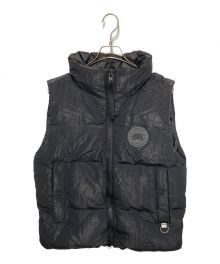 CANADA GOOSE（カナダグース）の古着「Everett Vest SATIN」｜ブラック