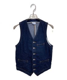 DENIM WORKS（デニムワークス）の古着「ジレ」｜インディゴ