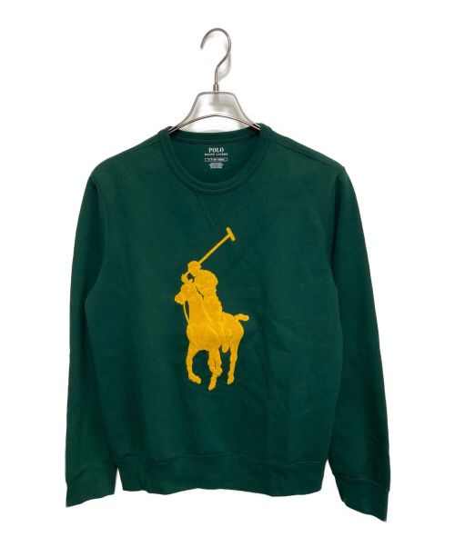 POLO RALPH LAUREN（ポロ・ラルフローレン）POLO RALPH LAUREN (ポロ・ラルフローレン) ビッグポニースウェット グリーン サイズ:Sの古着・服飾アイテム