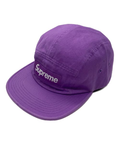 SUPREME（シュプリーム）SUPREME (シュプリーム) Washed Chino Twill Camp Cap パープルの古着・服飾アイテム