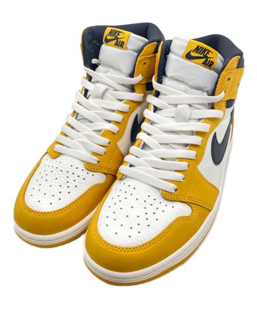 NIKE（ナイキ）NIKE (ナイキ) Air Jordan 1 Retro High OG イエロー サイズ:27の古着・服飾アイテム