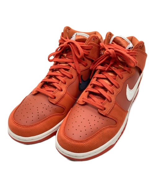 NIKE（ナイキ）NIKE (ナイキ) DUNK HI RETRO PRM EMB オレンジ サイズ:27.5の古着・服飾アイテム