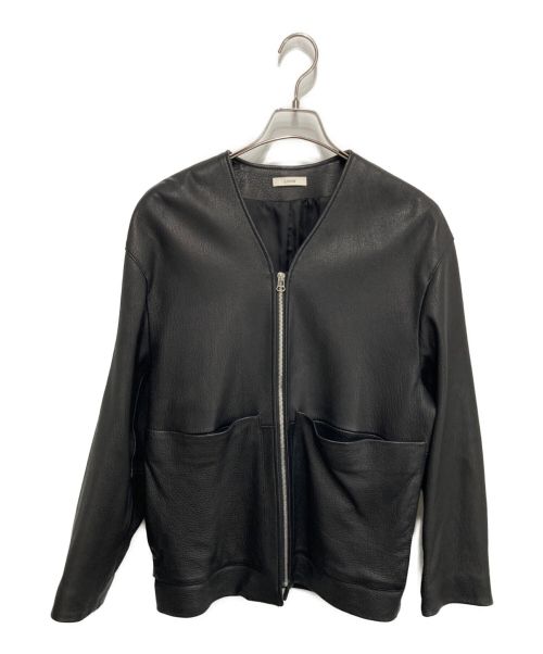 LIDnM（リドム）LIDnM (リドム) GOAT LEATHER LINING BLOUSON ブラック サイズ:Mの古着・服飾アイテム