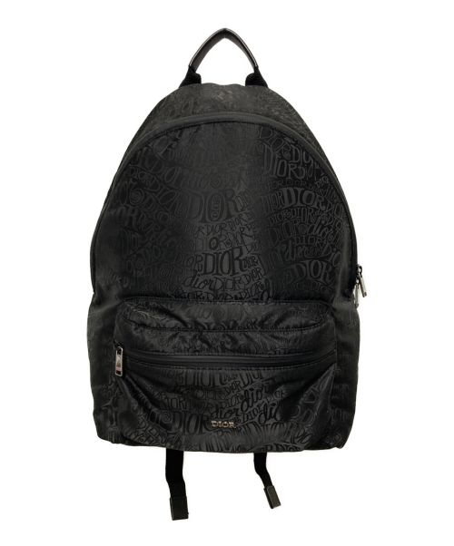 DIOR HOMME（ディオール オム）DIOR HOMME (ディオール オム) SHAWN  STUSSY Rider BACKPACK ブラック サイズ:なしの古着・服飾アイテム