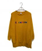 Champion REVERSE WEAVEチャンピオン リバース ウィーブ）の古着「リバースウィーブスウェット」｜イエロー