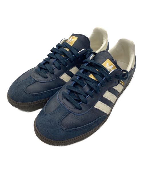 adidas（アディダス）adidas (アディダス) SAMBA OG ネイビー×クリームホワイト サイズ:26の古着・服飾アイテム