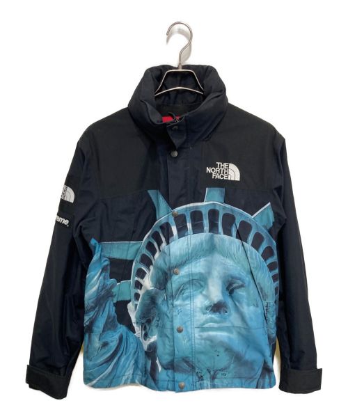 SUPREME（シュプリーム）SUPREME (シュプリーム) THE NORTH FACE (ザ ノース フェイス) Statue of Liberty Mountain Jacket ブルー×ブラック サイズ:Sの古着・服飾アイテム