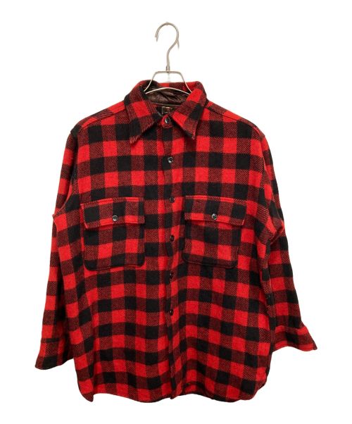 Monterey（モントレー）Monterey (モントレー) ヴィンテージバッファローチェックシャツ レッド サイズ:なしの古着・服飾アイテム