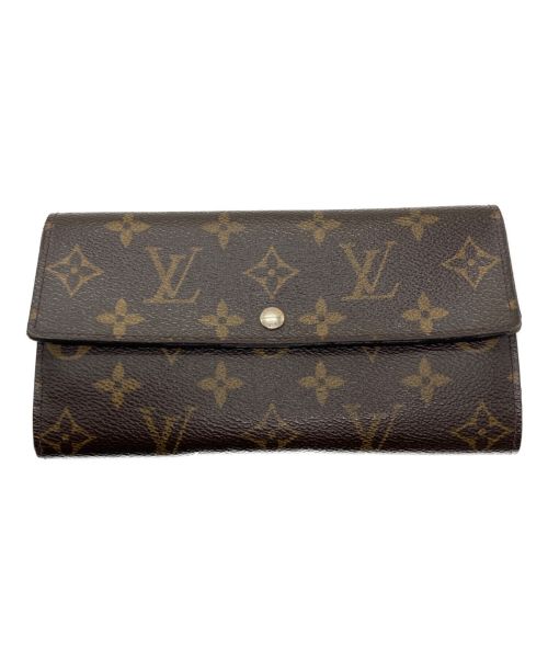 LOUIS VUITTON（ルイ ヴィトン）LOUIS VUITTON (ルイ ヴィトン) 長財布 ブラウンの古着・服飾アイテム