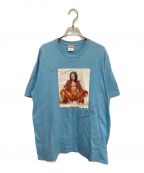 SUPREMEシュプリーム）の古着「Lil kim tee」｜スカイブルー