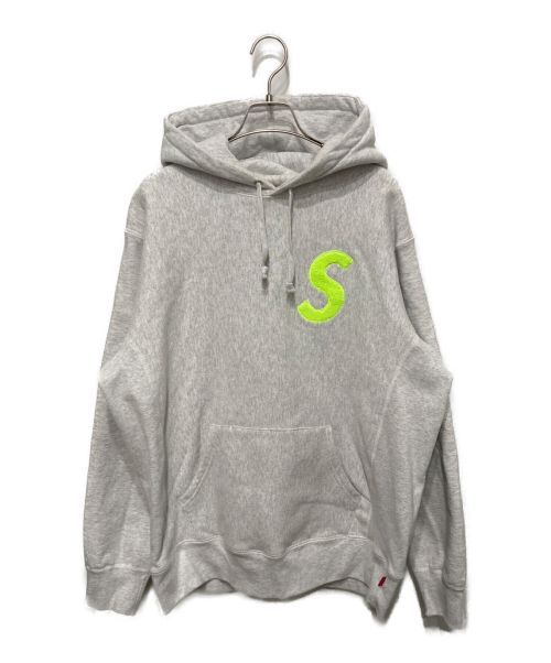 SUPREME（シュプリーム）SUPREME (シュプリーム) S logo Hooded sweat shirt グレー サイズ:Lの古着・服飾アイテム