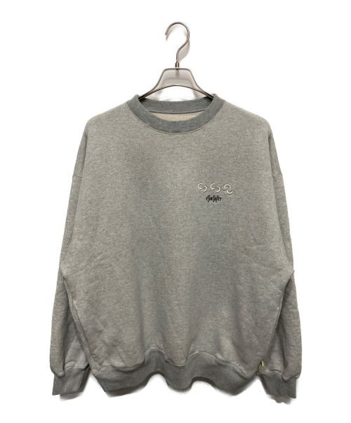 SSZ（エスエスズィー）SSZ (エスエスズィー) 552 Crewneck Sweat Shirt グレー サイズ:Mの古着・服飾アイテム