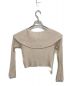 HER LIP TO (ハーリップトゥ) BIG COLLAR RIBBED KNIT TOP アイボリー(ecru) サイズ:S：9000円