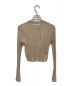 HER LIP TO (ハーリップトゥ) RANDOM RIBBED KNIT CARDIGAN ベージュ(sand ) サイズ:S：8000円