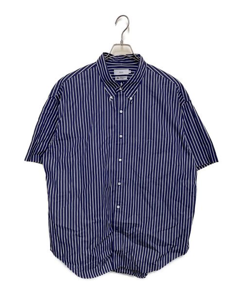 Graphpaper（グラフペーパー）Graphpaper (グラフペーパー) THOMAS MASON S/S B.D Box Shirt ブルー サイズ:Lの古着・服飾アイテム