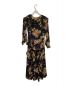 LAUREN RALPH LAUREN (ローレンラルフローレン) Floral Ruffle-Trim Dress ブラック サイズ:SIZE6 未使用品：15000円