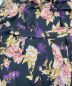 中古・古着 LAUREN RALPH LAUREN (ローレンラルフローレン) Floral Ruffle-Trim Dress ブラック サイズ:SIZE6 未使用品：15000円