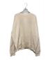 TODAYFUL（トゥデイフル）の古着「Flatseam Over Sweat」｜ベージュ