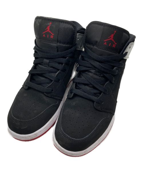 NIKE（ナイキ）NIKE (ナイキ) NIKE AIR JORDAN 1 MID ブラック サイズ:25の古着・服飾アイテム