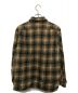 PENDLETON (ペンドルトン) 70’Sウールオープンカラーシャツ ブラウン×グリーン サイズ:L：12000円