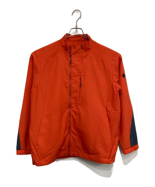 DESCENTE（デサント）DESCENTE (デサント) STAND COLLAR JACKET オレンジ サイズ:Mの古着・服飾アイテム