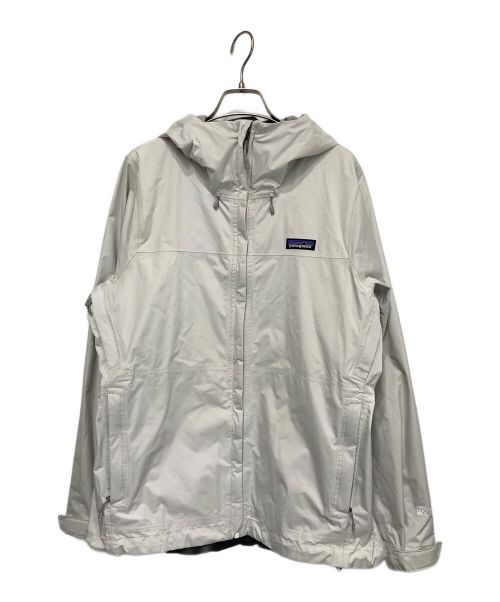 Patagonia（パタゴニア）Patagonia (パタゴニア) W’s Torrentshell Jacket ホワイト サイズ:Mの古着・服飾アイテム