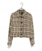 ZARAザラ）の古着「PATCH POCKET TEXTURED OVERSHIRT」｜ベージュ