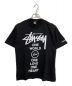 stussy（ステューシー）の古着「Tシャツ」｜ブラック