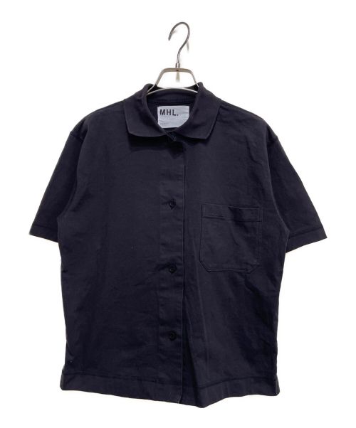 MHL（エムエイチエル）MHL (エムエイチエル) HEAVYWEIGHT DRY COTTON JERSEY チャコールグレー サイズ:Mの古着・服飾アイテム