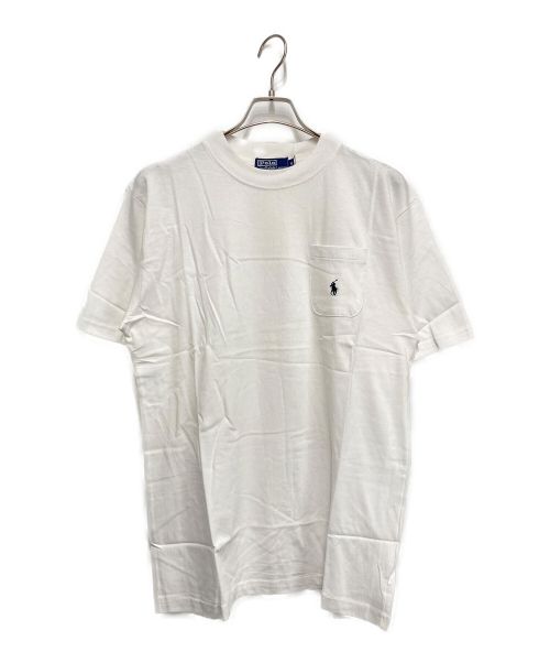 POLO RALPH LAUREN（ポロ・ラルフローレン）POLO RALPH LAUREN (ポロ・ラルフローレン) ポケットTシャツ ホワイト サイズ:Mの古着・服飾アイテム