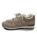 NEW BALANCE (ニューバランス) ローカットスニーカー ベージュ サイズ:26：6000円