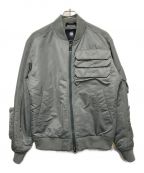 G-STAR RAWジースターロゥ）の古着「CHEST POCKET BOMBER」｜カーキ