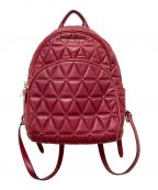 MICHAEL KORSマイケルコース）の古着「CHERRY ABBEY MD STUDDED BACKPACK」｜レッド