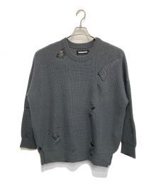 NEIGHBORHOOD（ネイバーフッド）の古着「SAVAGE.CREW/A-kNIT.LS」｜グレー