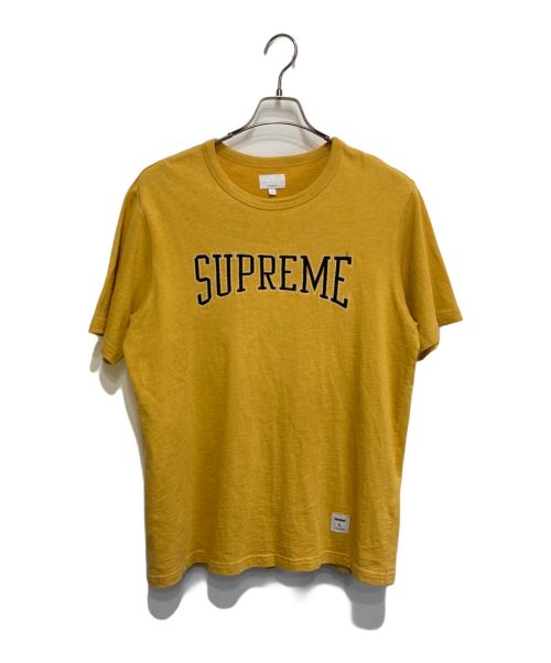 SUPREME（シュプリーム）SUPREME (シュプリーム) Embroidered Logo Tee イエロー サイズ:Lの古着・服飾アイテム