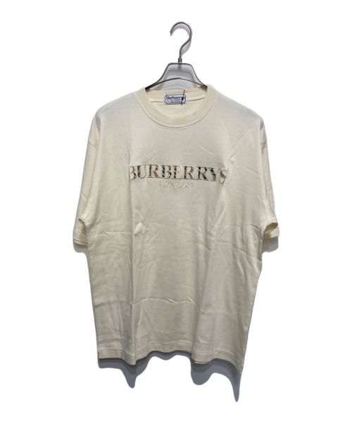 Burberry's（バーバリーズ）Burberry's (バーバリーズ) ロゴTシャツ ホワイト サイズ:Lの古着・服飾アイテム