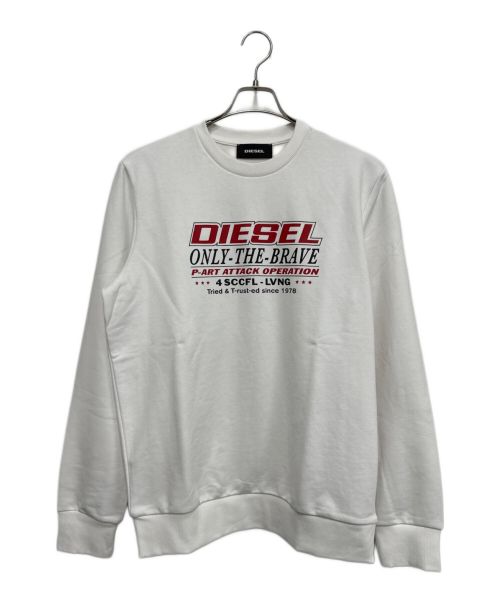 DIESEL（ディーゼル）DIESEL (ディーゼル) S-GIRK-K21 ホワイト サイズ:Lの古着・服飾アイテム