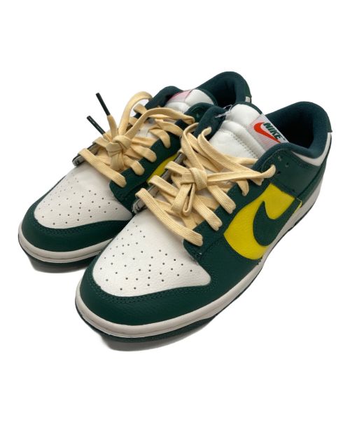 NIKE（ナイキ）NIKE (ナイキ) W DUNK LOW SE グリーン サイズ:27 未使用品の古着・服飾アイテム