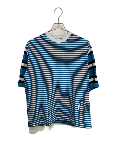 MARNI（マルニ）MARNI (マルニ) ボーダーTシャツ ブルー サイズ:SIZE48の古着・服飾アイテム