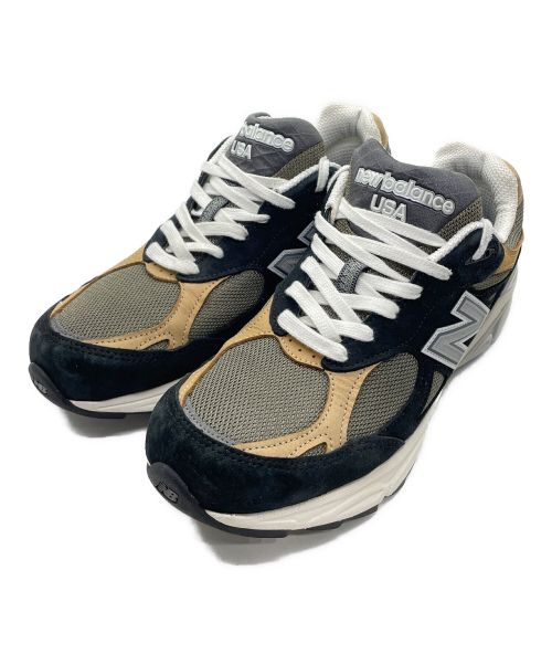 NEW BALANCE（ニューバランス）NEW BALANCE (ニューバランス) ローカットスニーカー ブラック×ブラウン サイズ:28cmの古着・服飾アイテム