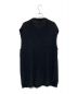 outersunset (アウターサンセット) 片畦knit vest ブラック サイズ:F：3980円