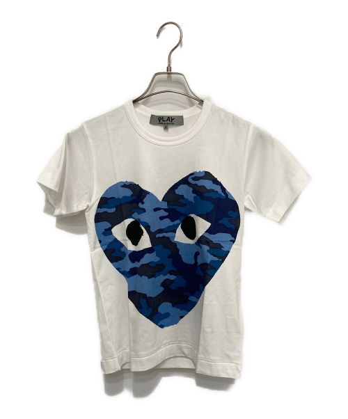 PLAY COMME des GARCONS（プレイ コムデギャルソン）PLAY COMME des GARCONS (プレイ コムデギャルソン) Tシャツ ホワイト サイズ:Sの古着・服飾アイテム