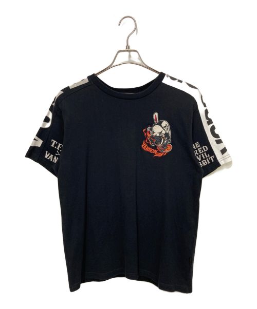 VANSON（バンソン）VANSON (バンソン) Tシャツ ブラック サイズ:Mの古着・服飾アイテム