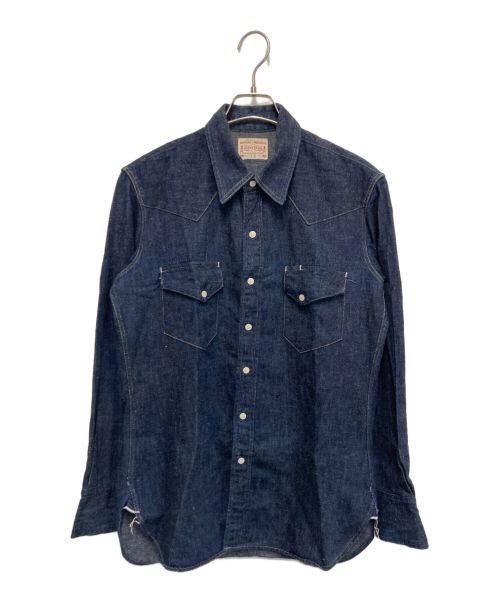 BONCOURA（ボンクラ）BONCOURA (ボンクラ) デニムシャツ インディゴ サイズ:38の古着・服飾アイテム