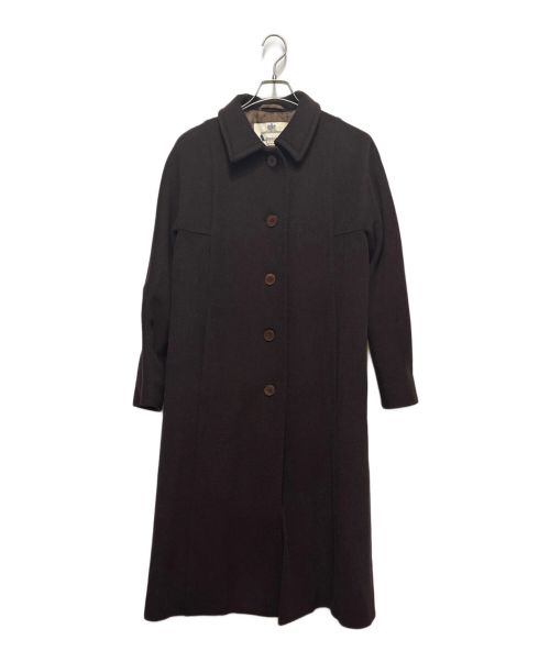 Aquascutum（アクアスキュータム）Aquascutum (アクアスキュータム) コート ブラウン サイズ:SIZE2の古着・服飾アイテム