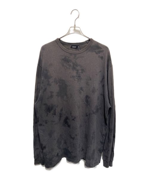 LIBERE（リベーレ）LIBERE (リベーレ) Tie dye t longsleeve グレー サイズ:Lの古着・服飾アイテム